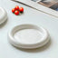 Ins - style Round Ceramic Food Plates. Thick - edged, creative Nordic tableware. Ideal for dessert, steak, pasta. - Korvel