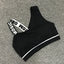New Letter Cut Out Sports Bra Women Fitness Yoga Push up  Gym Padded Sports Top Athletic Sexy  Workout Running Clothing P165 - Korvel