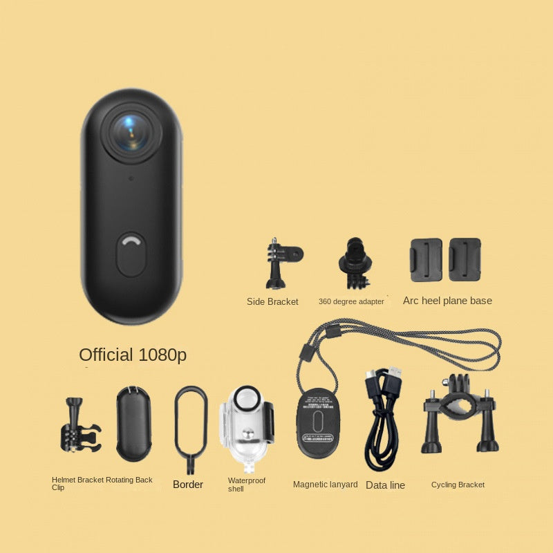 Thumb Bike Camera Magnetic Back Clip Sports Camera Thumb Recorder Pet - Korvel