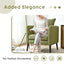 Silla Barrel Verde Oliva - Sillón de Tela Moderna