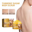 Turmeric Sugar Body Scrub, Fade Acne Mark Moisturizing Refreshing Smooth Tender Skin Cleansing Body Exfoliating Scrub - Korvel