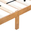 Queen Size Wood Platform Bed Frame,No Box Spring Needed,Strong Wood Slat Support, Easy Assembly - Korvel