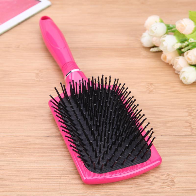 Hair Massage Comb Hairbrush Bristle&Nylon Women Wet Curly Hair Brush for Salon Hairdressing Styling Tools - Korvel