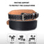 Premium PU Leather Weightlifting Belt for Men and Women
