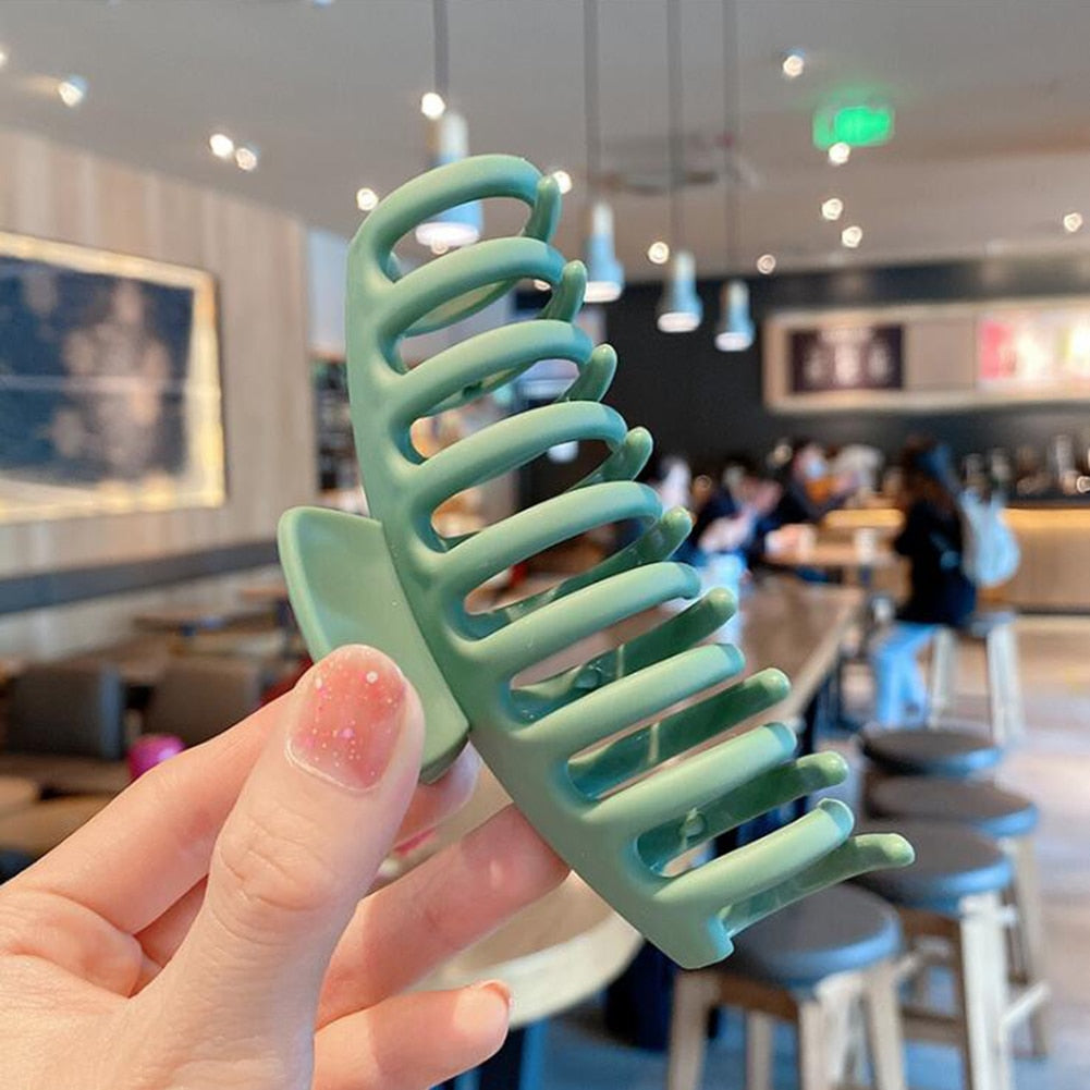 Elegant Korean Large Acrylic Hair Claw for Women