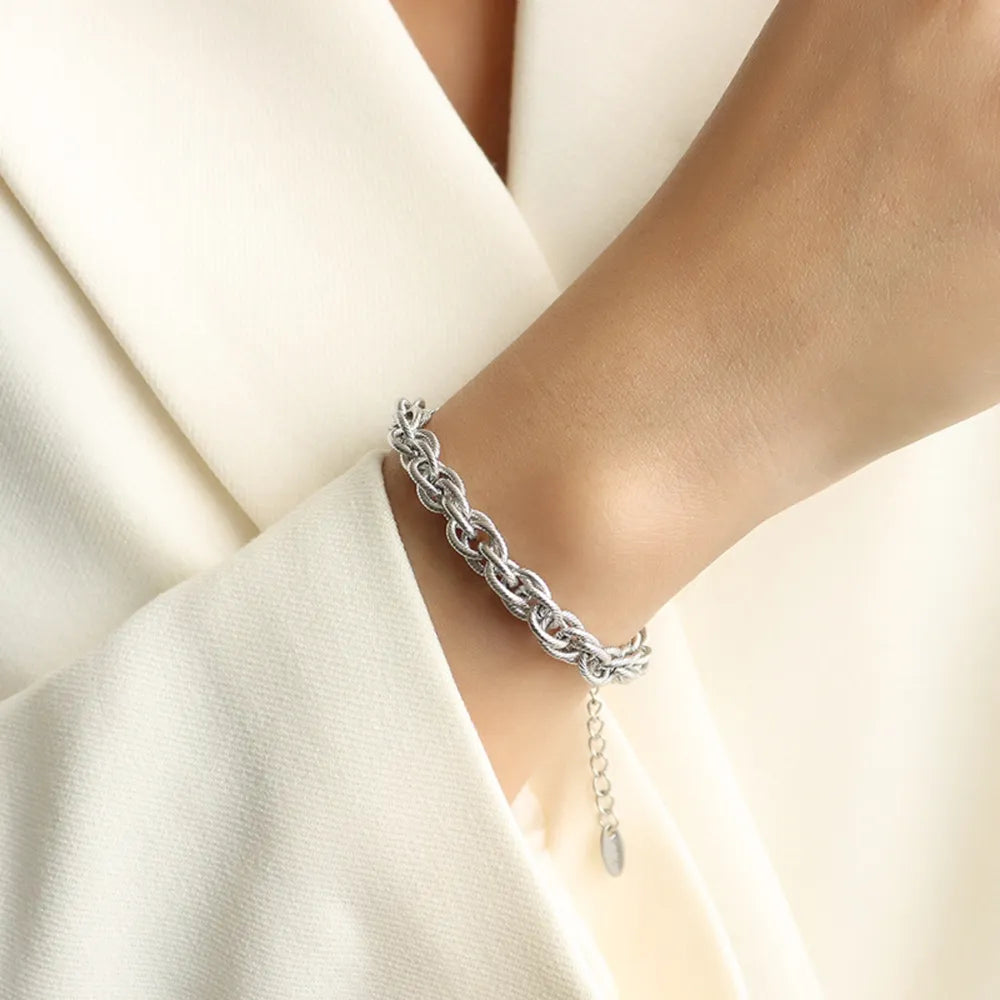 Titanium Steel Chain Bracelet - Korvel