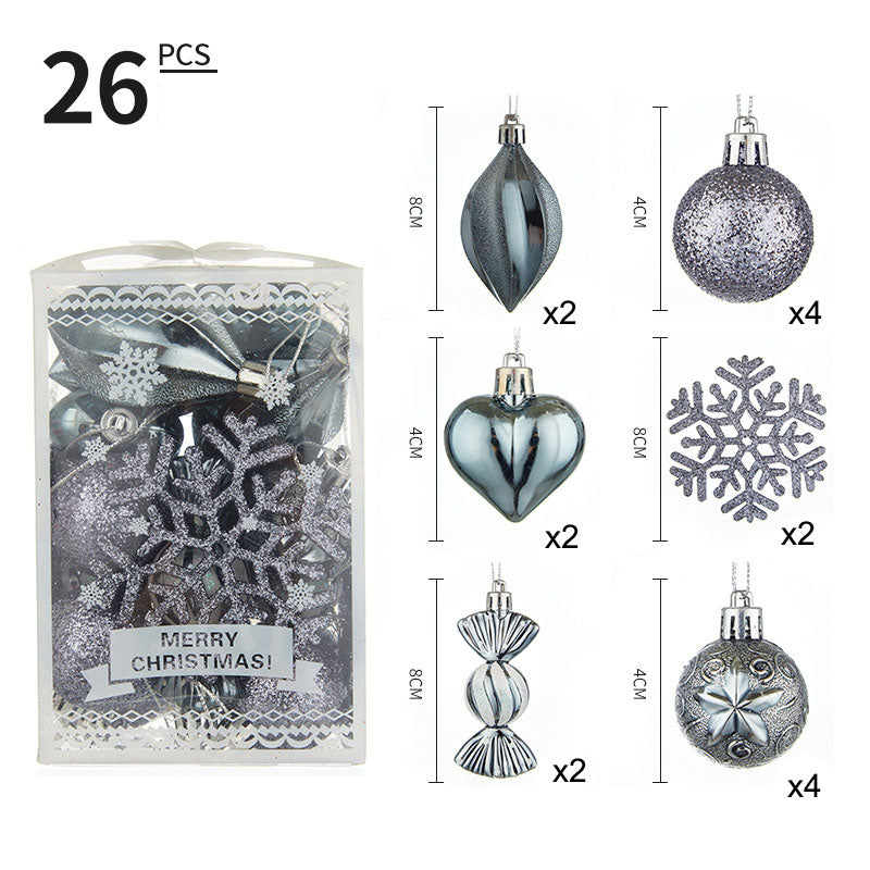 Ensemble de Boules de Noël Alien Peintes Premium - 6 cm