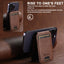 Premium PU Leather Magnetic Card Holder for Mobile Phones