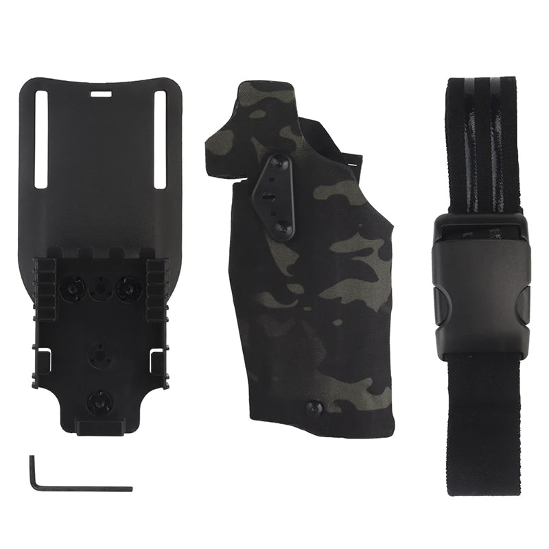Holster tactique pour pistolet gauche 6354DO pour Glock 17