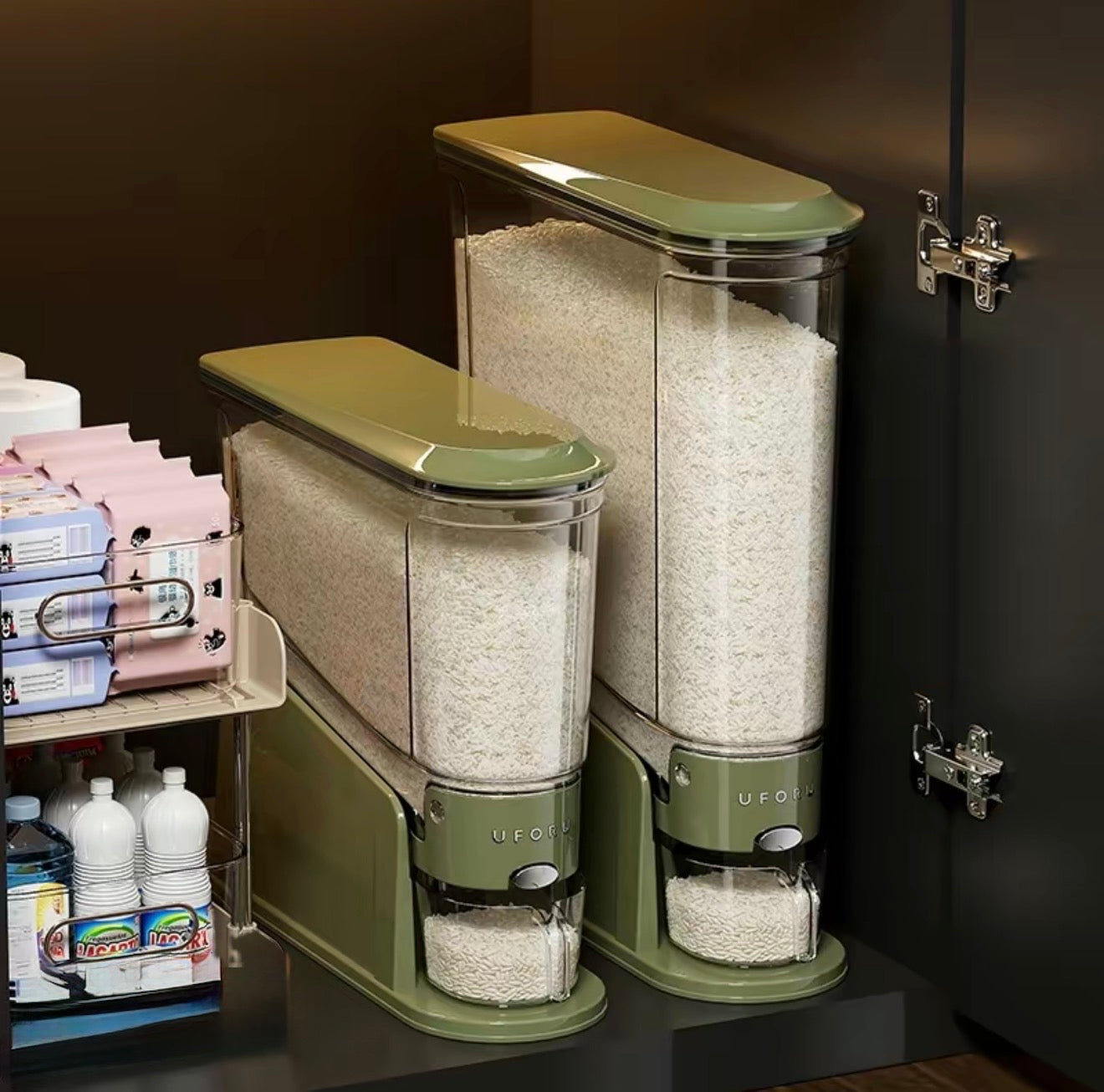 GrainGuard Rice Dispenser - Premium Food Storage Solution