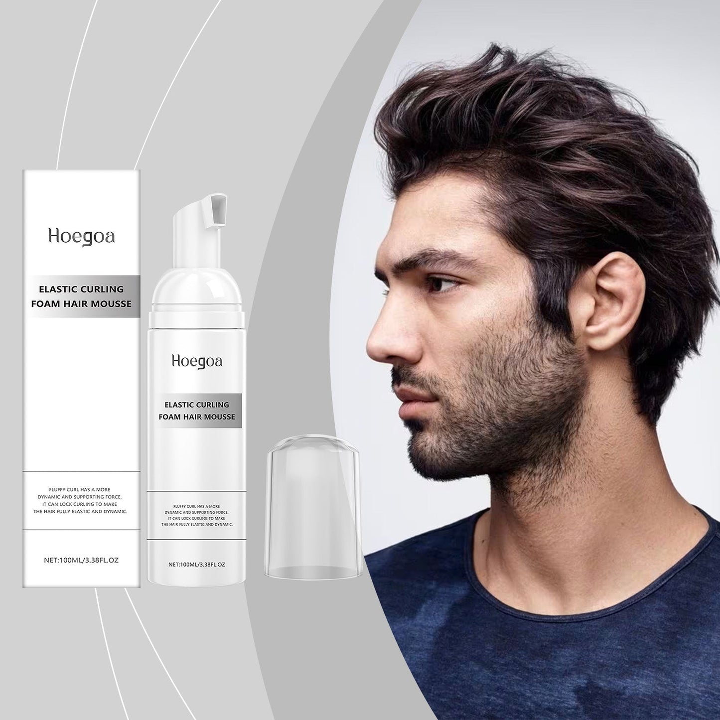Lightweight Hair Styling Mousse for Volume and Control