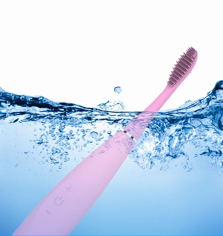 MCMELLCAO Electric Silicone Toothbrush Rechargeable Toothbrush Sonic Tooth Cleaner - Korvel