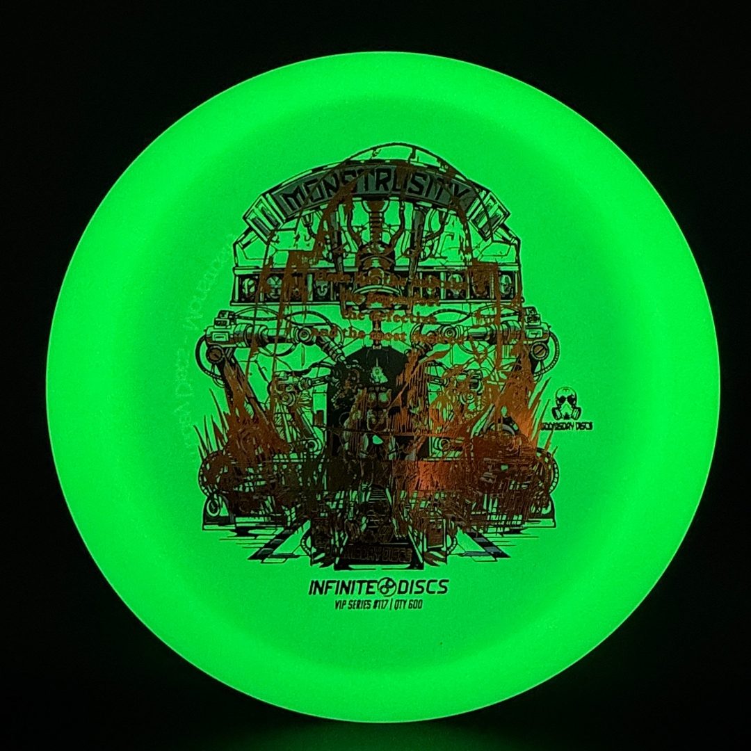Glow Monstrosity - VIP Series #117 - X-Out Disc Golf Disc
