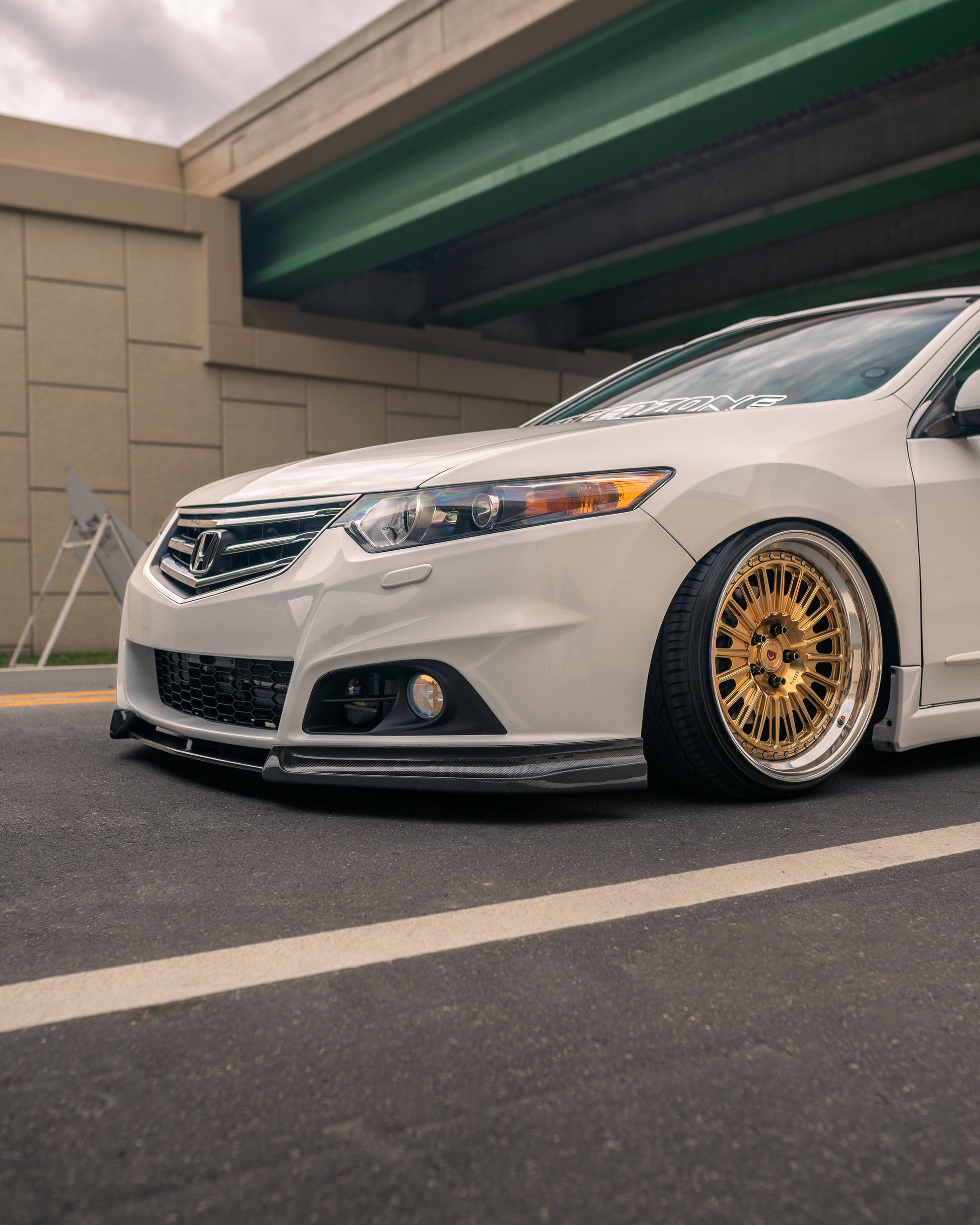 Spdz1 Modulo Carbon Fiber Front Lip for 2009-2014 Acura TSX - Korvel