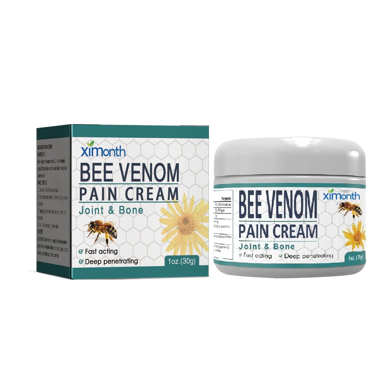 Bee Venom Joint Cream, Relieves Hands Legs Bones Knees Lumbar Spine Sedentary Joint Pain Body Care Cream - Korvel