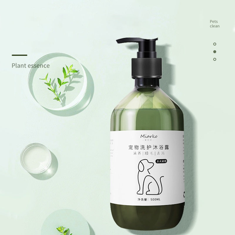 Pet Shampoo 500ml Cat Deodorizing and Scented Bath Products Dog Cleaning Supplies - Korvel