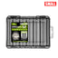 14-Compartment Fishing Tackle Box for Accessories, Lures & Hooks, Double-Sided Organizer. - Korvel