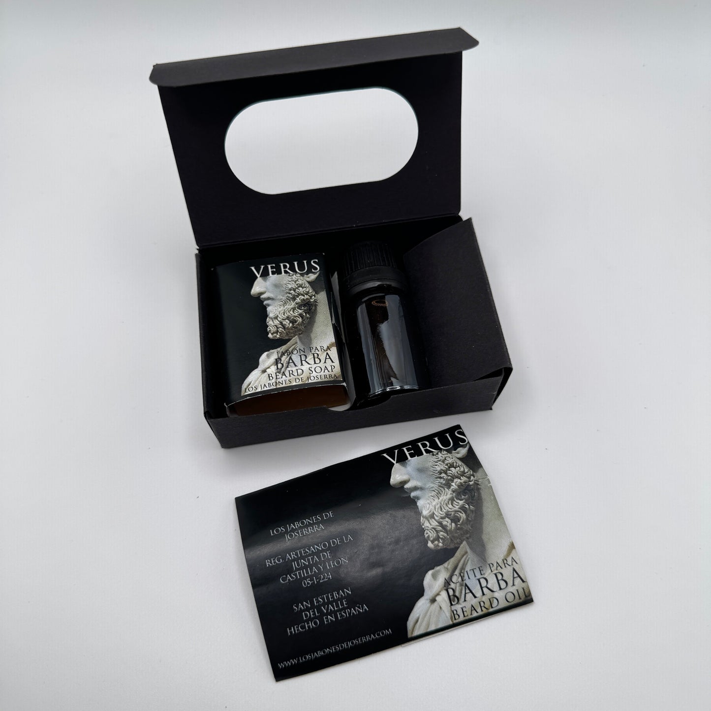 Kit de Voyage Savon à Barbe & Huile de Los Jabones de Joserra 3.5oz