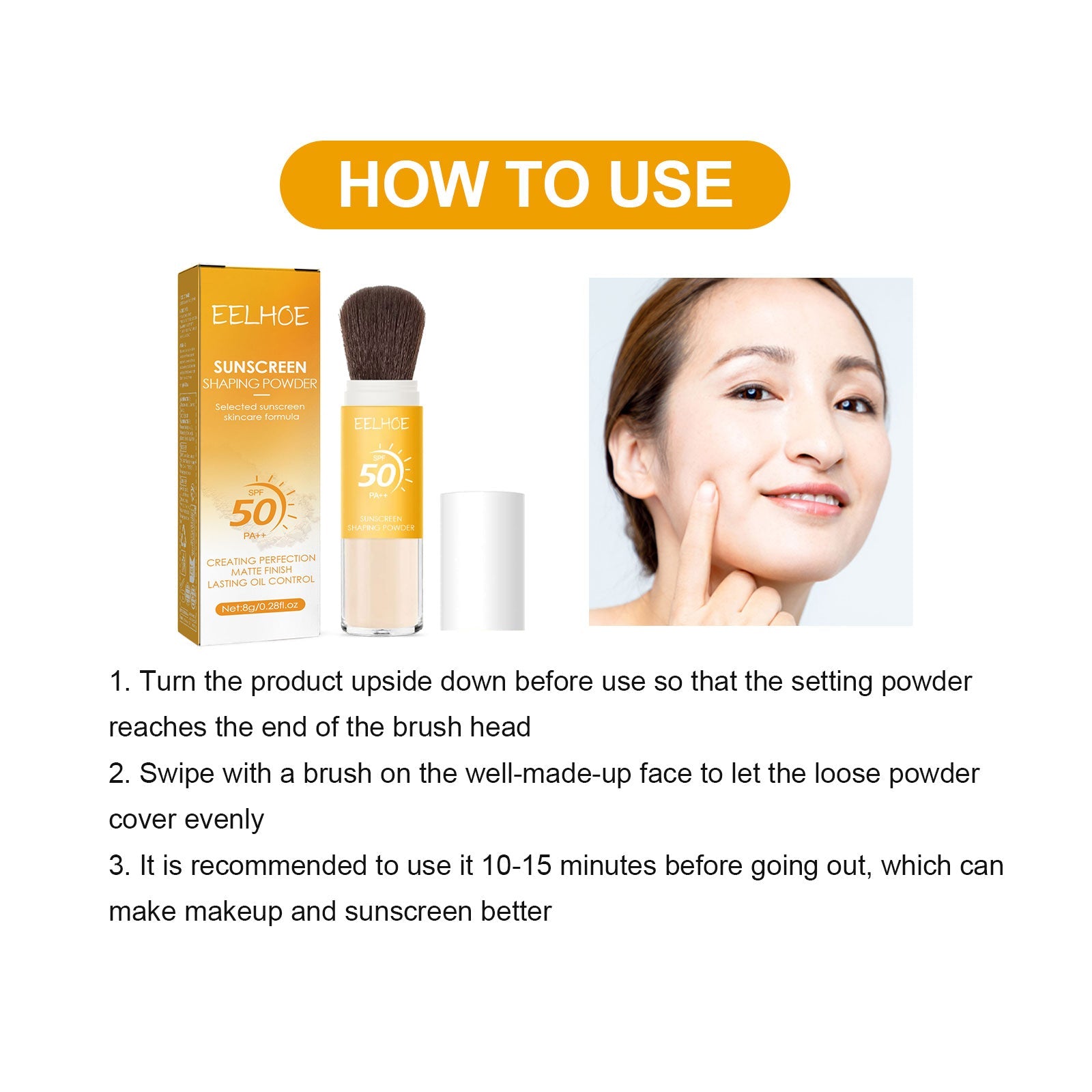 Setting Powder Natural Lightweight Breathable Makeup Oil Control Long-Lasting Makeup Waterproof And Sweat Resistant Setting Powder - Korvel