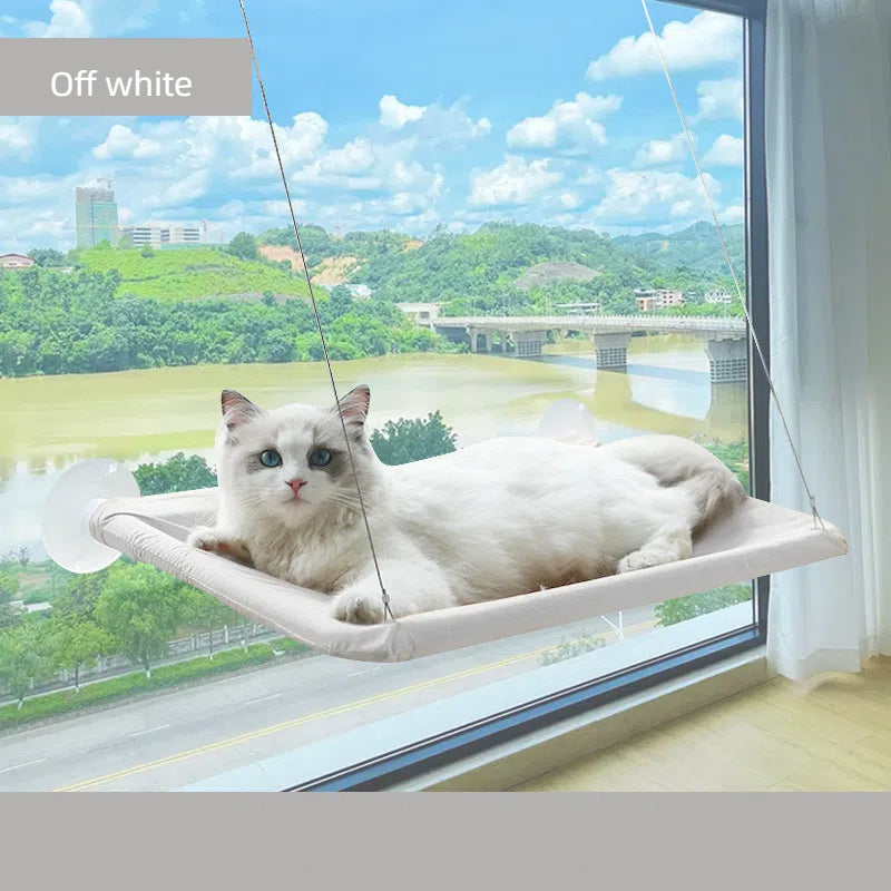 Premium Suction Cup Cat Hammock - Four Seasons Comfort