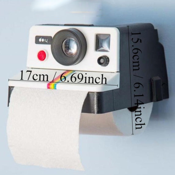 Vintage cute camera tissue holder toilet roll paper box tissue drawer household tissue box drawer - Korvel