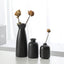 Ceramic vase decoration home living room wine cabinet flower planter modern decorative flower set of 3 pieces - Korvel