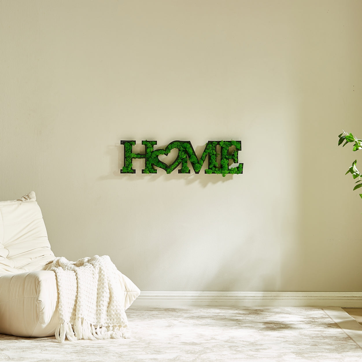 Décor mural en mousse Art Lettre HOME