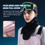 Winter skiing face mask men and women outdoor riding hanging ear mask headscarf windproof cold plus cashmere warm neck guard - Korvel