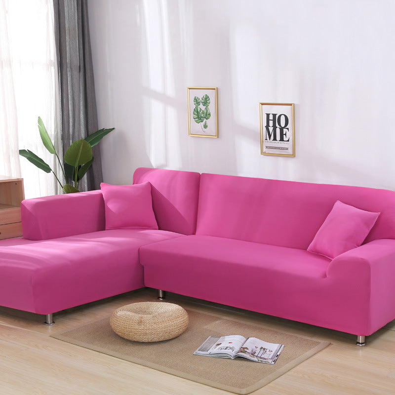 Solid color sofa cover, elastic tight package, full cover, fabric sofa cover, sofa cushion, sofa cover - Korvel