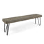 Jane Industrial Wood and Metal Dining Bench
