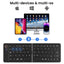 Ultra Slim Folding Portable Bluetooth Keyboard
