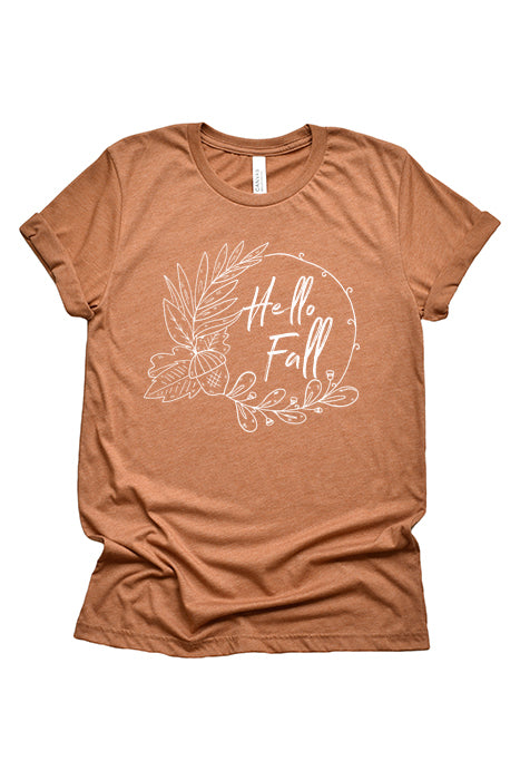 Hello Fall Unisex T-Shirt - Korvel