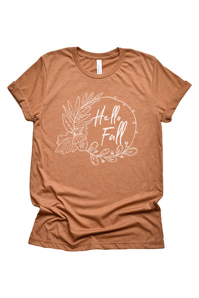 Hello Fall Unisex T-Shirt - Korvel
