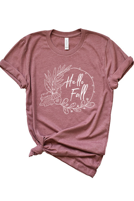 Hello Fall Unisex T-Shirt - Korvel