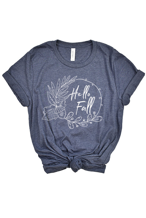 Hello Fall Unisex T-Shirt - Korvel