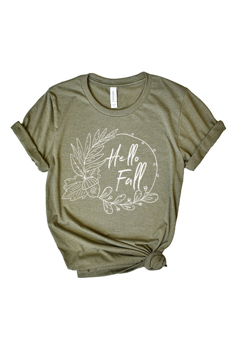 Hello Fall Unisex T-Shirt - Korvel
