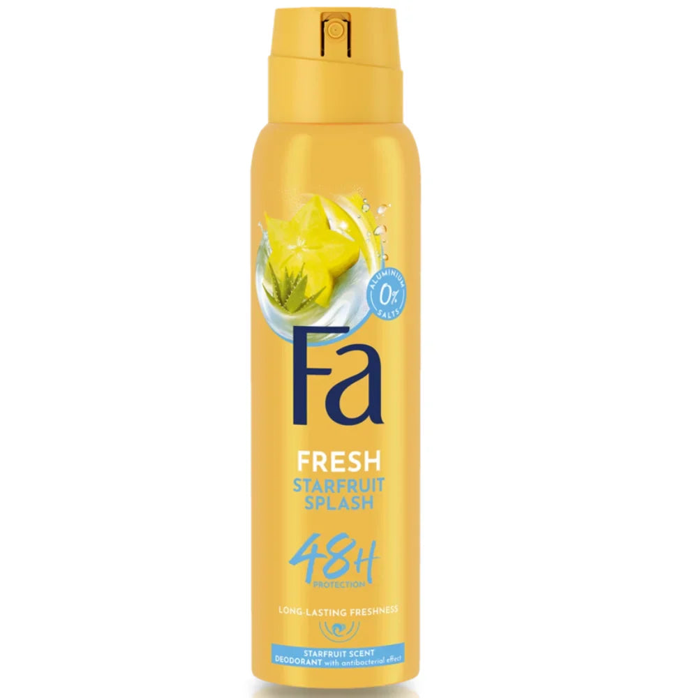 Fa Fresh Starfruit Splash Deodorant Spray 150 ml