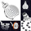multi-function shower top spray rotating shower head four modes - Korvel