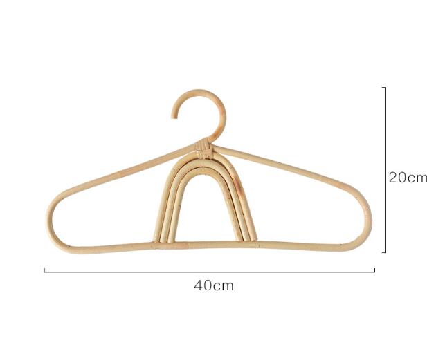 1pcs Handmade Vine Clothes Hanger Indonesian Vine Weaving Moon Sun Rainbow Style Children's Room Photography Room Decoration - Korvel