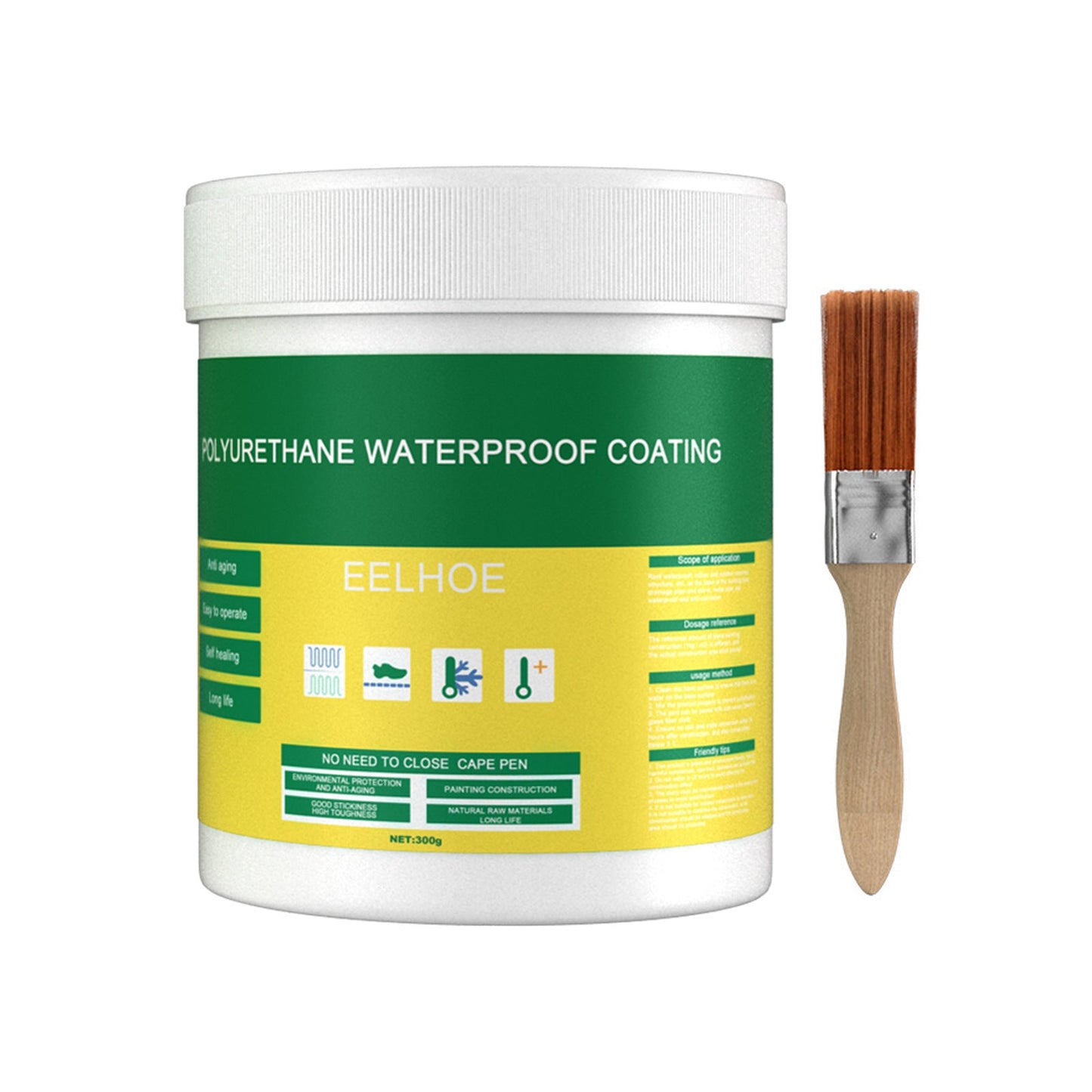 Floor Leak Waterproof Adhesive, Exterior Wall Bathroom Toilet Waterproofing Agent Brick Wall Permeable Paint - Korvel