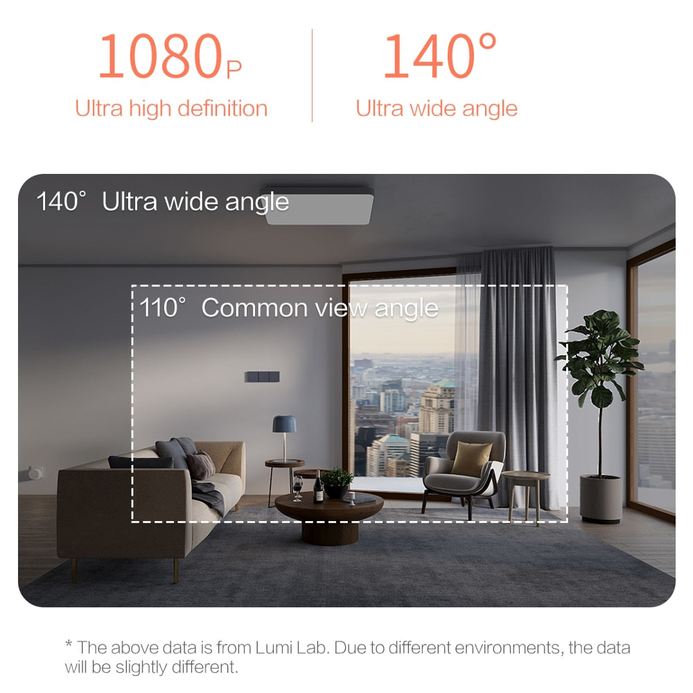 Aqara G2H Smart Camera 1080P HD Gateway Edition Night Vision Mobile For Apple HomeKit APP Zigbee home security 4 color - Korvel