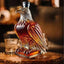 Small Eagle - shaped Whiskey Decanter. Ideal for Dad or Husband. Exquisite Glass Bottle, Perfect for Holiday Home Decor - Korvel