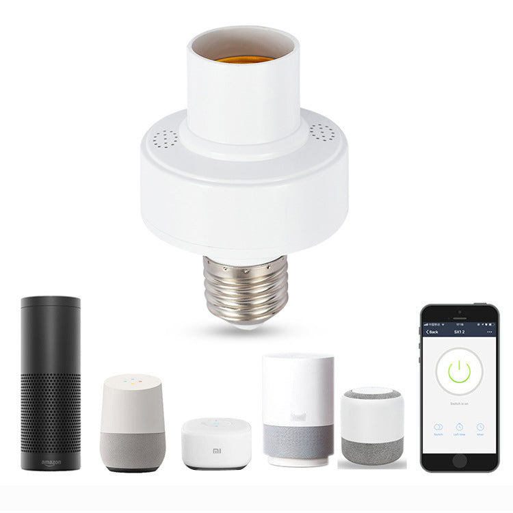Tuya WiFi Smart Lamp Head Smart Life App Lamp Holder Alexa Speaker Voice Control - Korvel
