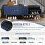 Modern Navy Shoe Storage Bench with Hidden Storage & Cushions