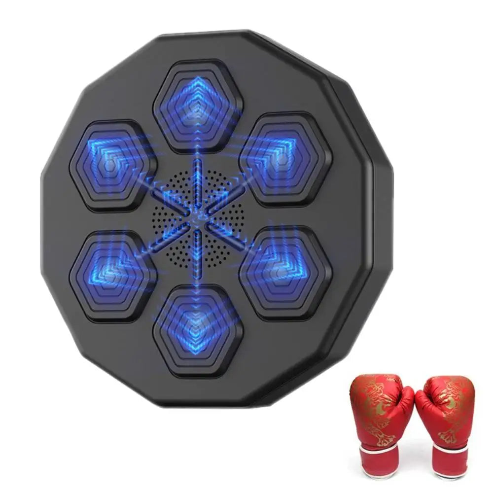 Smart Music Boxing Machine Wall Mounted Bluetooth Smart Fun Punch Boxing Trainer Wall Target Punching Pads Suitable For Home - Korvel