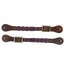 Braided Leather Spur Strap with Elegant Accents - Korvel