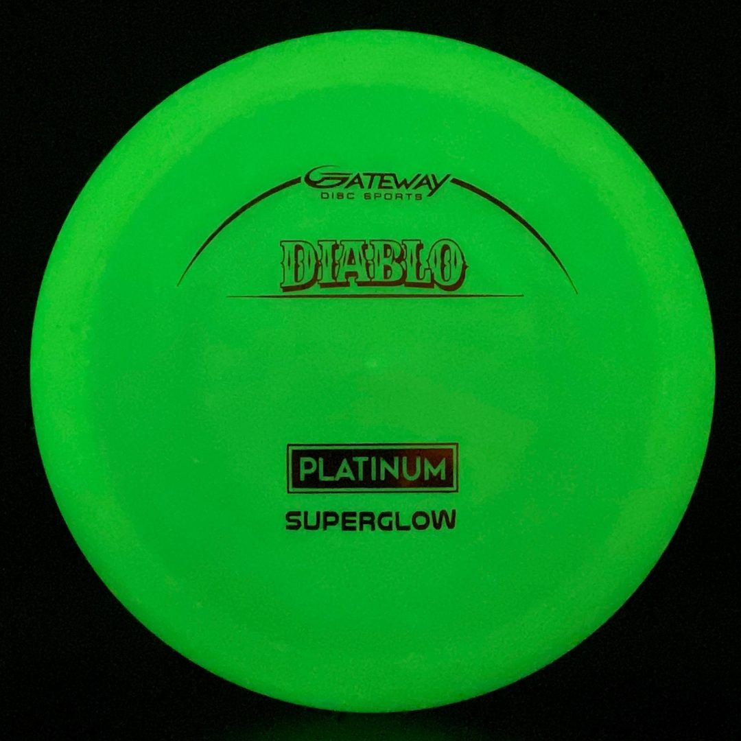 Platinum Superglow Diablo Disc Golf Driver