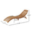 LAHAINA WOOD FOLDABLE CHAISE LOUNGE - Korvel