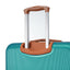 Hardshell Luggage Sets 3 Piece double spinner 8 wheels Suitcase with TSA Lock Lightweight 20''24''28'' Green + ABS - Korvel