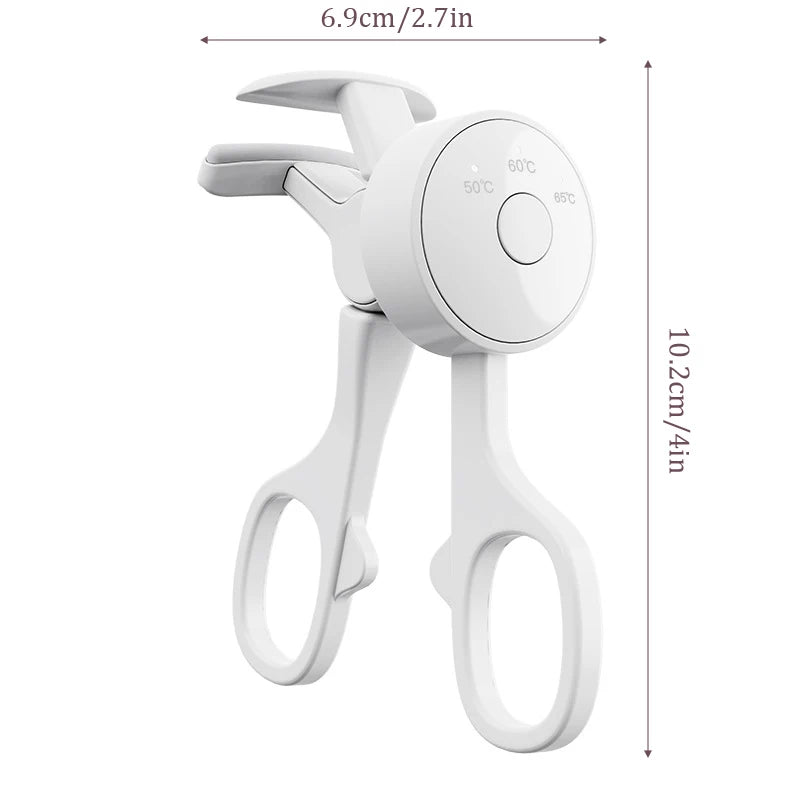 Electric Eyelash Curler Charging Model Fast Heating Portable Eye Lash Perm Shaping And Lasting Curling Thermal Eyelash Clip - Korvel